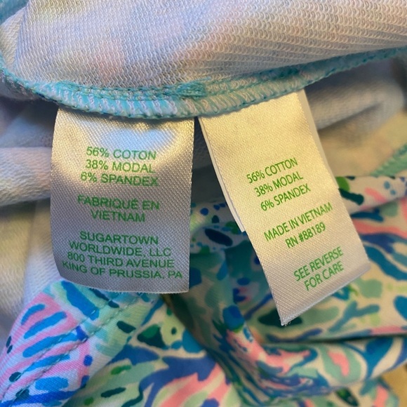 Lily Pulitzer 1/2 zip Popover Beach Skipper Shells Starfish Pullover - Picture 12 of 12